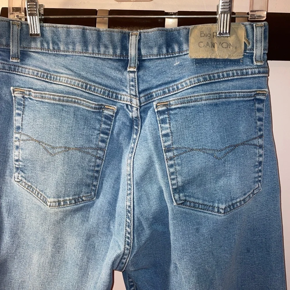PREVIOUSLY WELL WORN ALMOST NEW CONDITION BIG ROCK CANYON 34 x 27.5” MENS JEANS